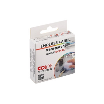 COLOP e-mark® endless label transparent